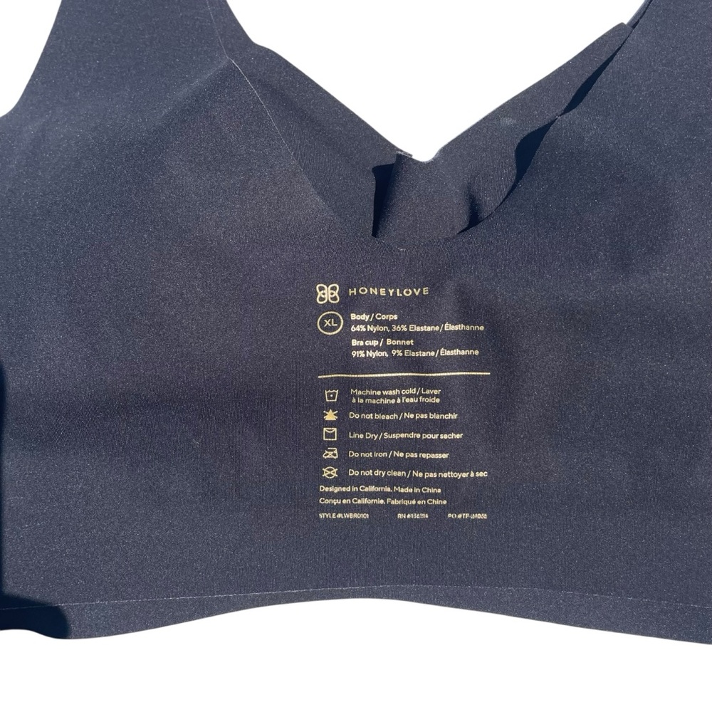 Honeylove Black Bra - Picture 5 of 5